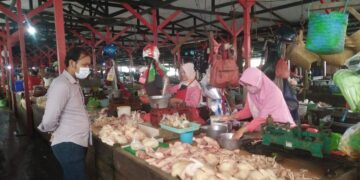 Anggota Sat Intelkam Polres Seruyan Rutin Cek dan Kontrol Stok Pangan