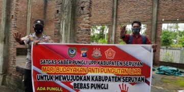 Polsek Seruyan Hilir Laksanakan Sosialisasi Saber Pungli