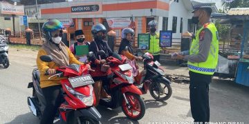Tekan Angka Kecelakaan Pada Perayaan Nataru, Satlantas Polres Pulang Pisau Imbau Keselamatan Berlalu Lintas