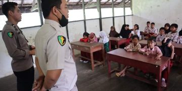 Peduli Kesehatan Anak Sekolah Dasar, Sie Dokkes Polres Pulpis Berikan Penerangan Kesehatan