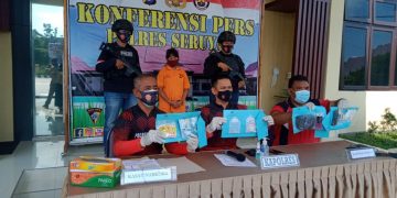 Kapolres Seruyan Pimpin Press Release Pengungkapan Kasus Narkoba