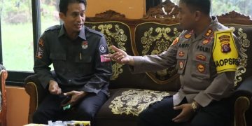 Jalin Silaturahmi dan Kebersamaan, Kapolres Seruyan Kunjungi KPU