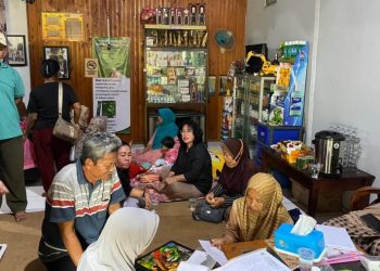 Mak Ganjar Kalteng Adakan Posyandu Lansia di Palangka Raya