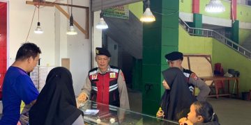 Cegah Kriminalitas, Polres Seruyan Laksanakan Patroli di Pasar