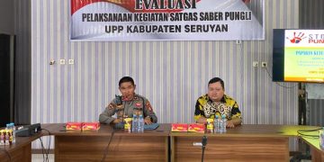 Wakapolres Seruyan Pimpin Rapat Kerja Saber Pungli
