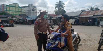 Tak Gunakan Helm dan Masker, Beberapa PNS Ditegur Tim Gabungan