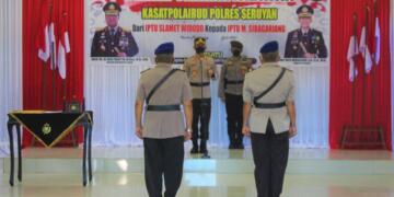 Polres Seruyan Serah Terima Jabatan Kasat Pol Air