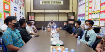 Kapolres Seruyan Silaturahmi dan Ajak Masyarakat Jadi Mitra Polri