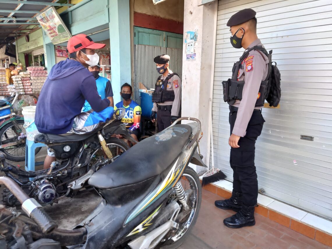 Giat Unit Patroli Sat Samapta Polres Seruyan dalam rangka Harkamtibmas di wilayah Hukum Polres seruyan, Minggu (26/09/2021). Foto : Tbn