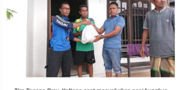 Tim Tagana Kalteng Langsung Bergerak Bantu Pelayanan Dapur Umum