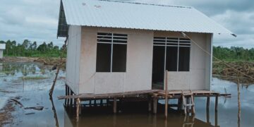 Ratusan Unit Rumah Trans di Desa Dadahup Siap Huni