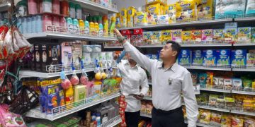 Cegah Kelangkaan Sembako, Satreskrim Polres Seruyan Rutin Cek Stok Sembako
