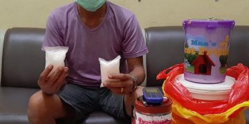Bue Bandar Sabu Asal Desa Tampelas Ditangkap dengan 287,09 Gram Sabu Siap Edar