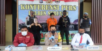 Polres Seruyan Berhasil Tangkap Pelaku Peredaran Uang Palsu