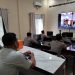 Polres Seruyan Ikuti Zoom Meeting Implementasi Penarikan Laporan Polisi Secara Online