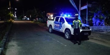 Cegah Aksi Balapan Liar Satlantas Polres Seruyan Laksanakan Patroli Malam