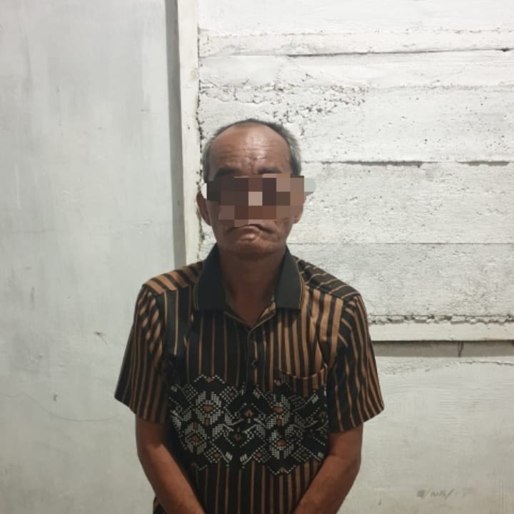 MJ pelaku perampasan sepeda motor yang berhasil diamankan jajaran Polres Kapuas. Foto : Lg