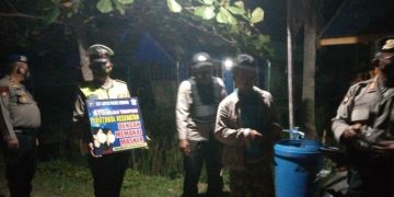 Satlantas Polres Seruyan Himbau Warga Untuk Tertib Prokes Covid-19