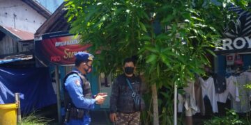 Satpolairud Polres Seruyan Ingatkan Warga Cegah Virus Corona