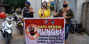 Stop Pungli! Satpolairud Polres Seruyan Sosialisasi Saber Pungli