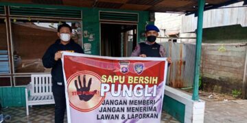 Satpolairud Polres Seruyan Sosialisasi Saber Pungli ke Masyarakat
