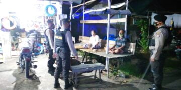 Personel Sat Sabhara Sampaikan Pesan Kamtibmas