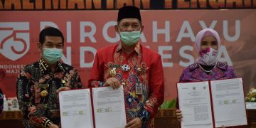 Pemprov Kalteng dan Pertamina Tandatangani Nota Aset Jalan di Bartim