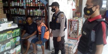 Polsek Seruyan Hilir Giat Yustisi dan Sosialisasi Prokes kepada Masyarakat
