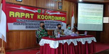 Polres Barsel Gelar Rakor Pengawasan Prokes Covid-19, Jelang Nataru