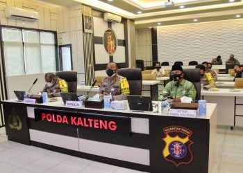 Sinergikan Umara dan Ulama, Kapolda Kalteng Ikuti Vicon Bersama Kapolri dan PBNU