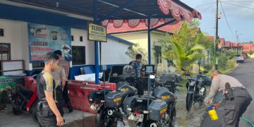 Sat Samapta Polres Seruyan Cek Kondisi Kendaraan