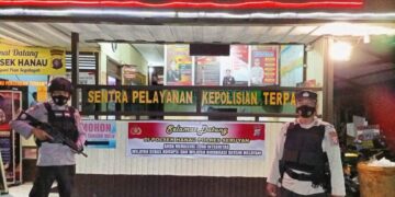 Hadapi Situasi Politik Negeri, Polsek Hanau Perketat Pengamanan Mako