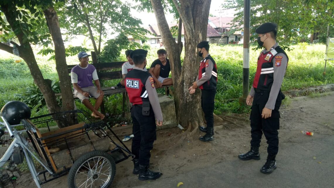 Giat Unit Patroli Sat Samapta Polres Seruyan dalam rangka Harkamtibmas di wilayah Hukum Polres seruyan, Rabu (29/06/2022). Foto : Tbn