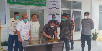 Bupati Mura Resmikan UPT Puskesmas Muara Tuhup
