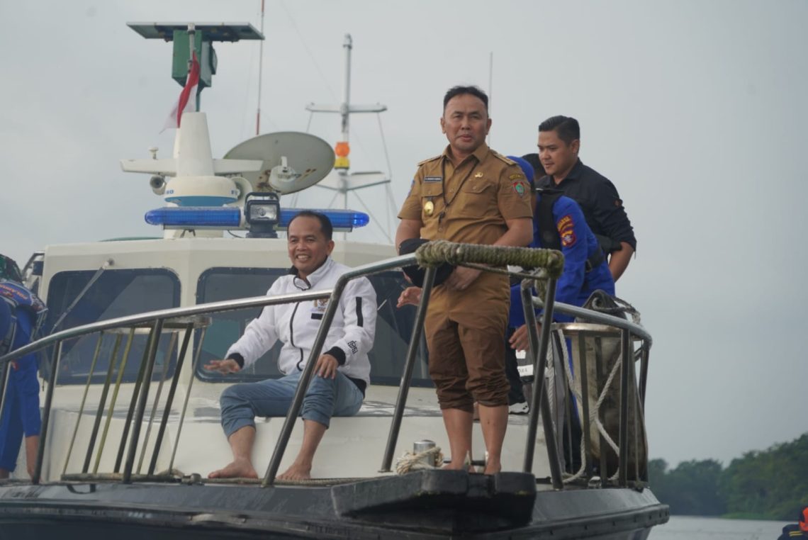 Gubernur Kalteng H. Sugianto Sabran menyambangi Kelurahan Mandawai Seberang