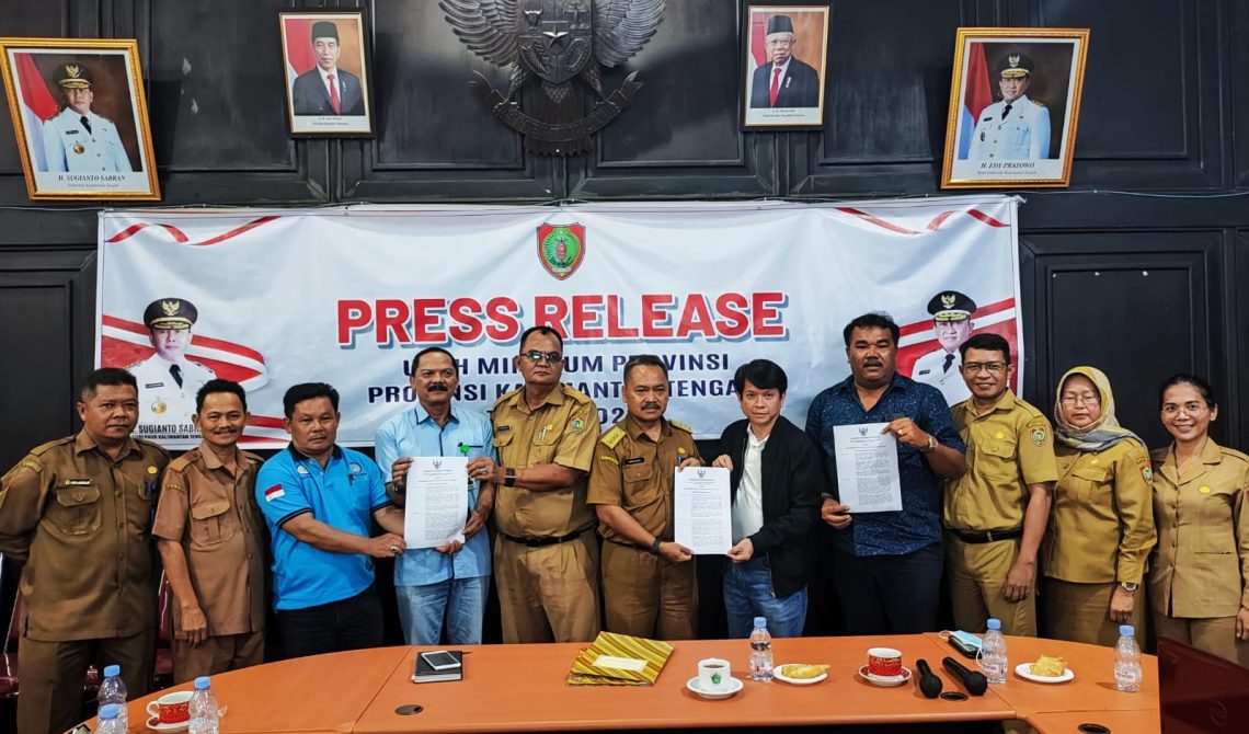 Dewan Pengupahan Provinsi Kalimantan Tengah Mengumumkan UMP 2023