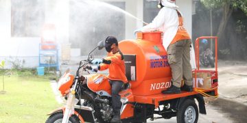 Gubernur Kalteng Instruksikan Satgas Covid-19 Pemprov Semprot Fasum