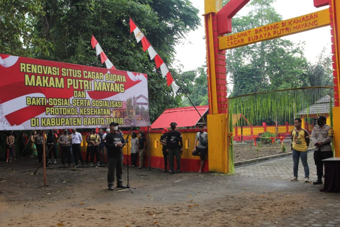 Kapolda Kalteng Irjen Pol. Dr. Dedi Prasetyo, M.Hum., M.Si., M.M., memberikan sambutannya. FOTO : tbn.