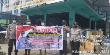 Polsek Kurun Edukasi Warga Tentang Illegal Mining