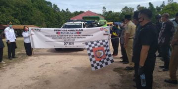 KPU Lamandau Distribusikan Logistik Pilkada ke-8 Kecamatan.