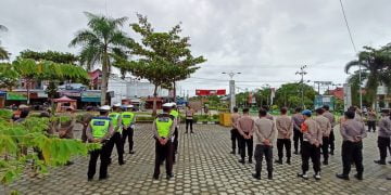 Tegakkan Protokol Kesehatan, 30 Personel Polres Gumas Ikut Operasi Yustisi Gabungan