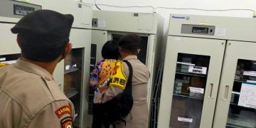 Polres dan Dinkes Gumas Koordinasi Kedatangan Vaksin Covid-19