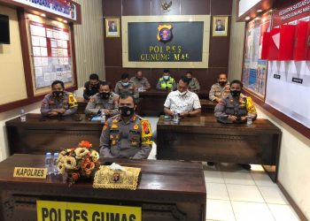 Polres Gumas Ikuti Commander Wish Kapolri