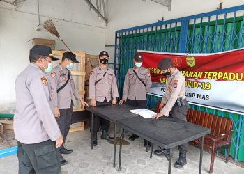 Polres Gumas Tempatkan Personel Amankan Vaksin Sinovac Covid-19 Di Dinas Kesehatan