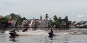 Touring Kalteng22 Lintasi Empat Sungai (Habis),  Peserta Touring Jet Ski Kalteng22 Kembali ke Palangka Raya