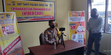 Seruyan Lounching Layanan Besuk Tahanan Online (Sel Beton)