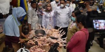 Wagub Kalteng Cek Pasar dan Kebutuhan Bahan Pokok Jelang Bulan Ramadan