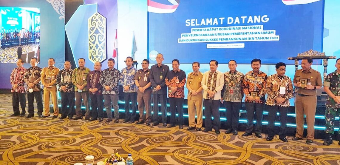 Rapat Koordinasi Nasional Penyelenggaraan Urusan Pemerintahan Umum dan Dukungan Sukses Pembangunan IKN Tahun 2022