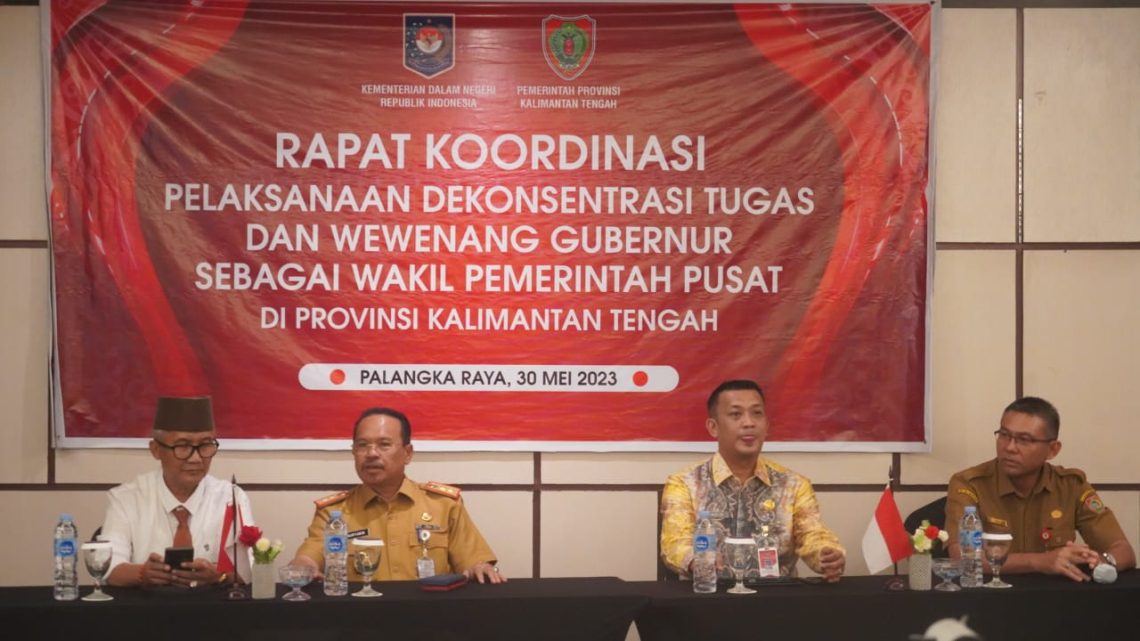 Sekretaris Daerah Prov. Kalteng H. Nuryakin saat menyampaikan sambutannya
