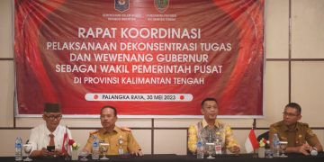 Sekda Nuryakin Buka Rakor Pelaksanaan Dekonsentrasi Tugas dan Wewenang GWPP di Provinsi Kalteng
